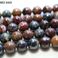 Meihan Free shipping (33 pcsstrand78g) natural 12mm vintage Pietersite smooth round amazing beads for jewelry making design