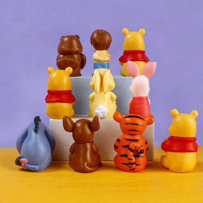 The Disney Pooh Tigger Piglet Toy Set Cartoon Collection Gift Pvc Kids
