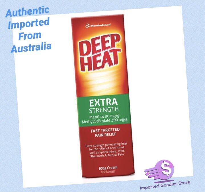 Deep Heat Arthritis Cream 100g Lazada PH
