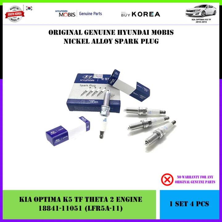 (K53) Kia Optima K5 Theta II Engine 2.0 Genuine Hyundai Mobis Spark Plug (1884111051) Lazada