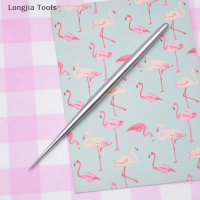 Longjia Tools เครื่องมือปั้นเครื่องปั้นดินเผาสเตนเลสขนาด6.1นิ้วเครื่องมือปั้นดินเผา1ชิ้น