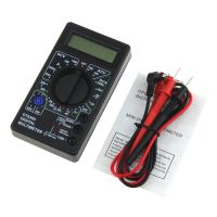 【LZ】☞❐  Dt830d mini multímetro digital voltímetro tensão ampere ohm tester dc ac amperímetro power meter teste com sonda de chumbo buzzer