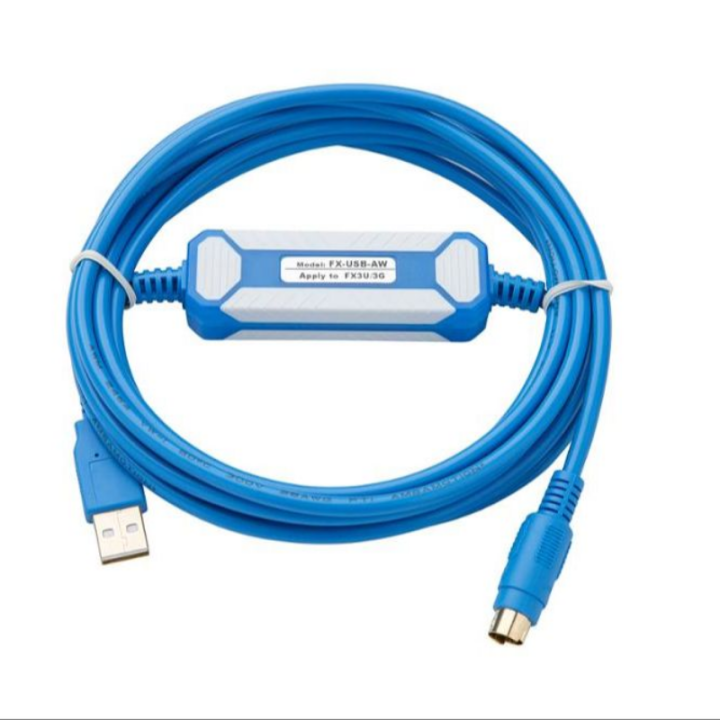 fx-usb-aw-suitable-for-mitsubishi-fx3u-3g-fx2n-fx1n-fx0-fx0n-fx0s-fx1s-plc-programming-cable-plc-download-cable-fast-ship