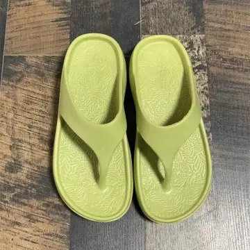 Running best sale with slippers