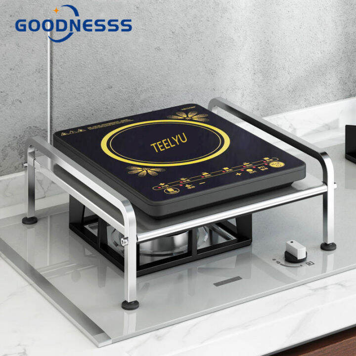 Stainless Steel Gas Burner Stove Stand Kitchen Electric Ceramic Cooker