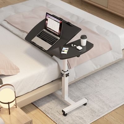 ●◄✘ Bedside computer desk home foldable lazy bed mobile side bedroom lifting