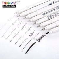 Marvy Sketch Liner/Brush 0.03mm/0.05mm art marker Water Resistant Gundam Drawing Pen Design/Comic Painting Supplies