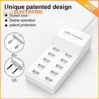 วงจรอิเล็กทรอนิกส์ EU US ปลั๊กเชื่อมต่อความเร็วสูงอุปกรณ์ต่อพ่วงคอมพิวเตอร์ฮับ USB 7พอร์ตฮับเครื่องชาร์จ USB