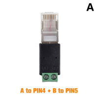 [ร้าน YuLu]??ตัวแปลง RJ45เป็น RS485 RJ45ตัวแปลงขั้วต่อ RJ45เพื่อ RS485อะแดปเตอร์หัวคริสตัลไปยังเทอร์มินัล