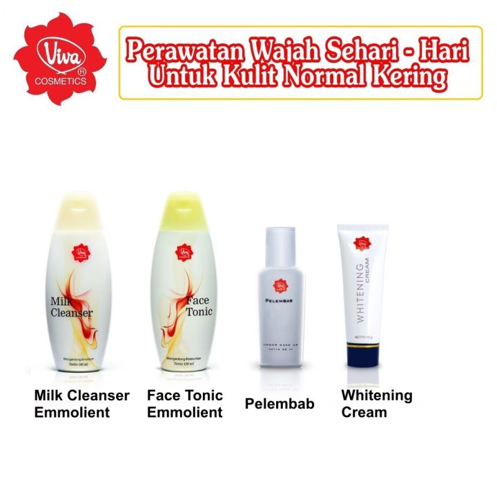 VIVA PAKET PERAWATAN KULIT WAJAH NORMAL & KERING | Lazada Indonesia