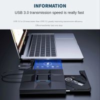 USB 3.0 Type-C Portable CD Drive DVD+/-RW Burner Optical Drive DVD Drive for Laptop PC Desktop