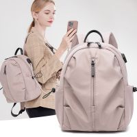 [COD] Business multi-purpose travel backpack female version simple 2021 new large-capacity computer bag cloth schoolbag trendy