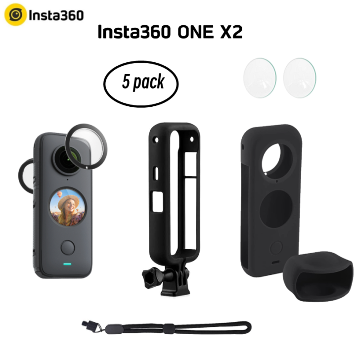 For Insta360 ONE X2 Lens Guard Frame Cap Durable Silicone Lens Guards