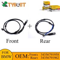 TYRNT ด้านหน้าและด้านหลังแป้นเบรคสึกหรอเซ็นเซอร์สำหรับ BMW F10 F02 F07 F11 F12 F13 520I 525I 5-6-7ซีรีส์ OEM 34356791958 34356791962