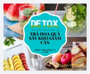 Trà Detox hoa quả sấy khô, DETOX KOREA 10 gói