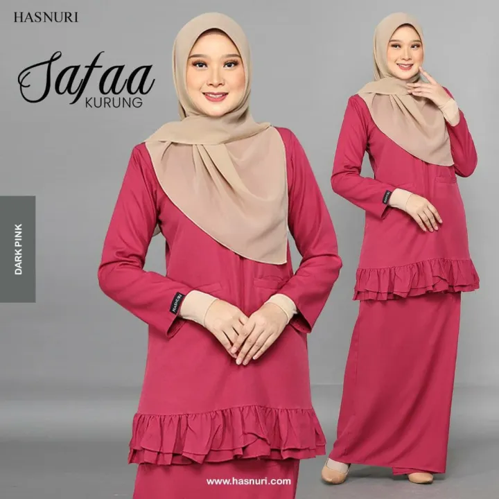 Baju Kurung Moden Hujung Tangan Ada Kedut-kedut