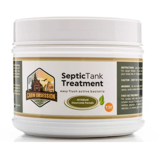 Cabin Obsession Septic Tank Treatment All Natural Dissolvable Packets