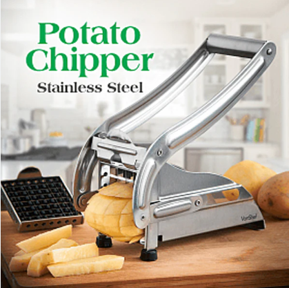 Fries Potato Chipper Cutter, Stainless Steel French Fry Potato