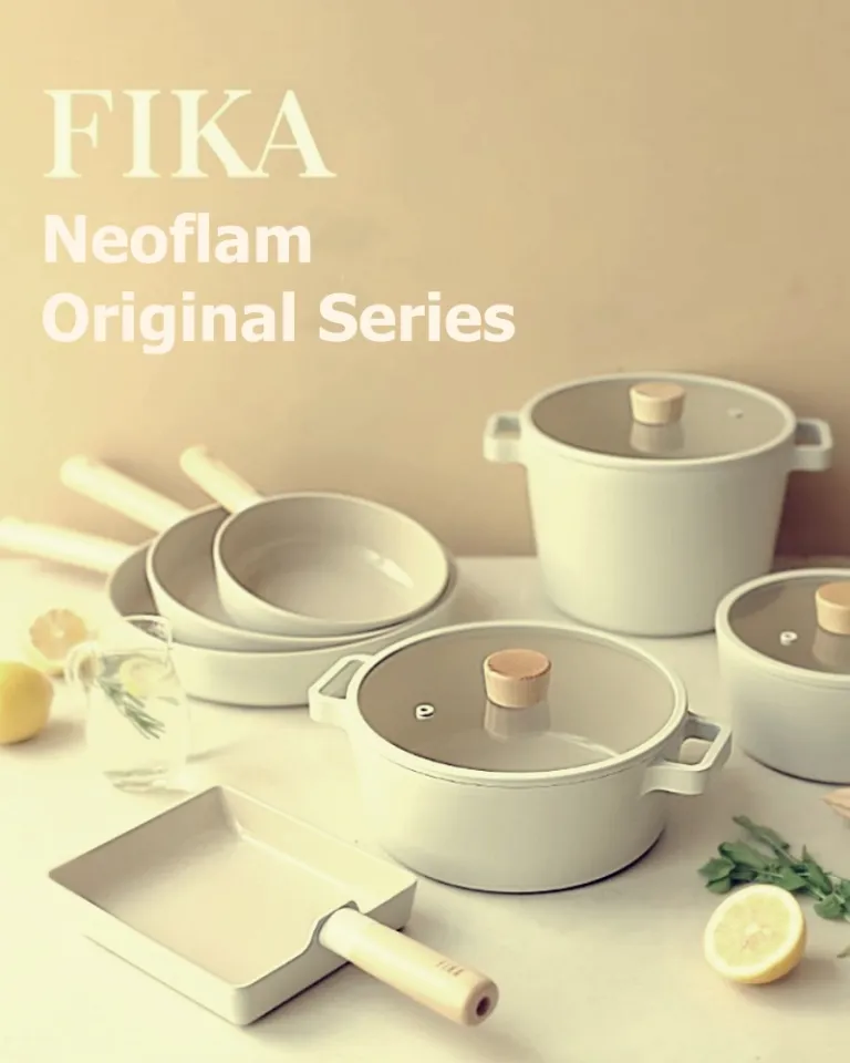 NEOFLAM FIKA 1.7QT Sauce Pot, Peach Color Edition