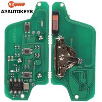 กุญแจรีโมตบอร์ด Id46 Fsk 433Mhz Ce0536 Pcf7961/0523สำหรับ Peugeot 307 308 407 408คู่ค้า Citroen C3 C4 C5 Picasso Xsara C6