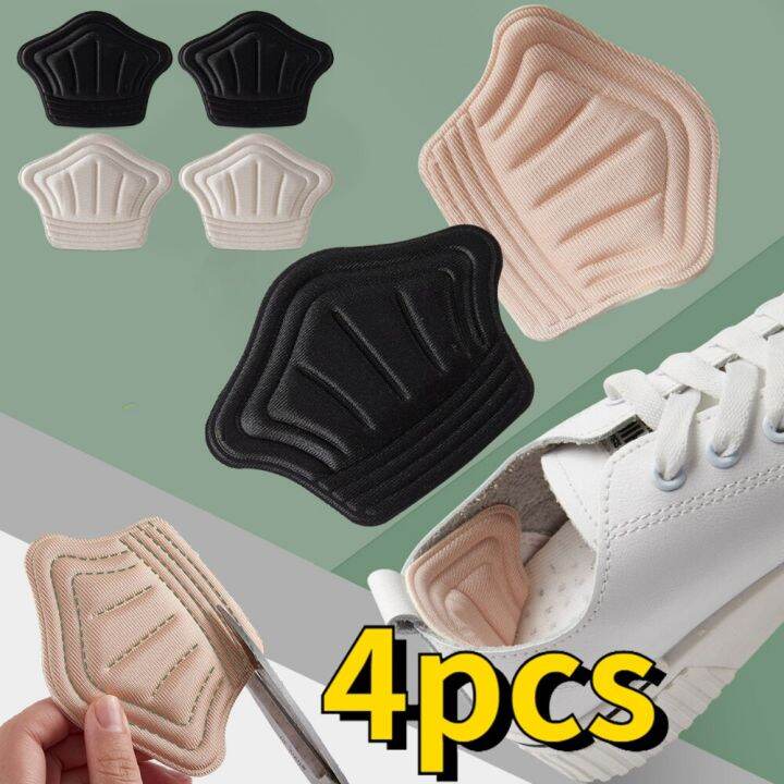 4pcs-heel-stickers-pads-insoles-patch-for-shoes-adjustable-size-antiwear-feet-cushion-insert-insole-heel-protector-back-sticker-shoes-accessories