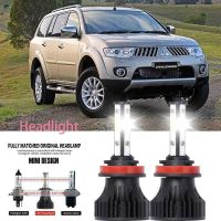 หลอดไฟหน้ารถยนต์ LED LAI 40w 6000k สีขาว สําหรับ Mitsubishi CHALLENGER SHOGUN SPORT I (K7 K9 ) 2003-2023 2PCS