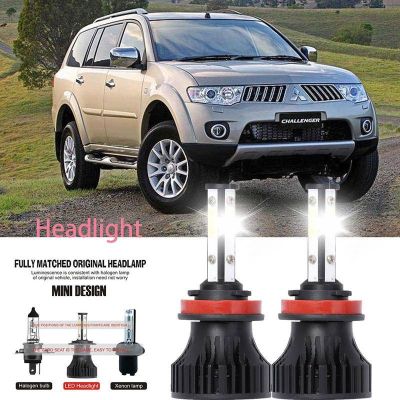 หลอดไฟหน้ารถยนต์ LED LAI 40w 6000k สีขาว สําหรับ Mitsubishi CHALLENGER SHOGUN SPORT I (K7 K9 ) 2003-2023