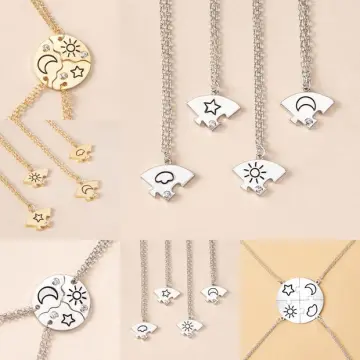 Amazon.com: Tawdull Best Friend Necklaces for 2 Sun and Moon Friendship  Gift Gold Plated Dainty Necklace for Women Teen Girls Couples Gifts Pedant  Jewelry : Clothing, Shoes & Jewelry
