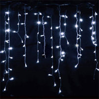 Icicle Lights Outdoor New Year Garland Winter House Home Decoration 15M 20M Fairy Lights Antifreeze Waterproof Christmas Festoon