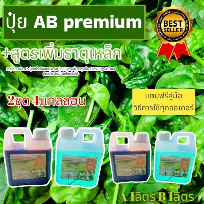 ปุ๋ยไฮโดรโปนิกส์ ปุ๋ยAB ปุ๋ยน้ำ ปุ๋ยผักสลัด สำหรับปลูกผัก Hydroponics ขนาด1000ML สูตรเข้มข้น 2ชุด New !!