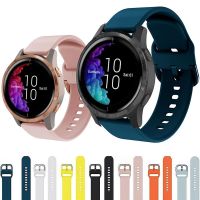 ☈✱◙ สายรัดซิลิโคนสำหรับ Garmin Venu SQ/GarminMove 3 Luxe สไตล์/Vivoactive 3 4 245 M สมาร์ทสร้อยข้อมือนาฬิกาสายรัดข้อมือ Correa