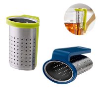 Stainless Steel Tea Infuser Reusable Loose Leaf Mesh Tea Filter Tea Strainer with Handle (Random Color)