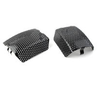 Motorcycle Front Caliper Screen Inserts Cover For Harley V-Rod Touring Models 2008-2019 1Pair Black Steel Motorbike Accessory