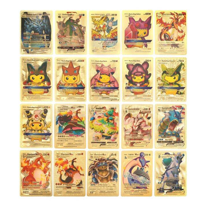 pokemon-110-pcs-not-repeating-cards-charizard-pikachu-rare-gold-leaf-vmax-gx-energy-card-collection-commemorate-toys-battle-card