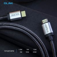 Glink GL-201 Cable HDMI V2.0 สายถักอย่างดี 1.8/3/5/10/15/20เมตร สาย hdtv