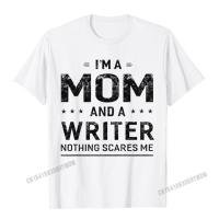 S Im A Mom And Writer เสื้อยืดแม่ตลกของขวัญ Camisas Men S Designer Design Tops T S