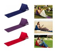 Lightweight PVC Inflatable Beach Mat Camping Lounger Chair Back Pillow Triangle Seat Cushion for Tailbone Pain Relief