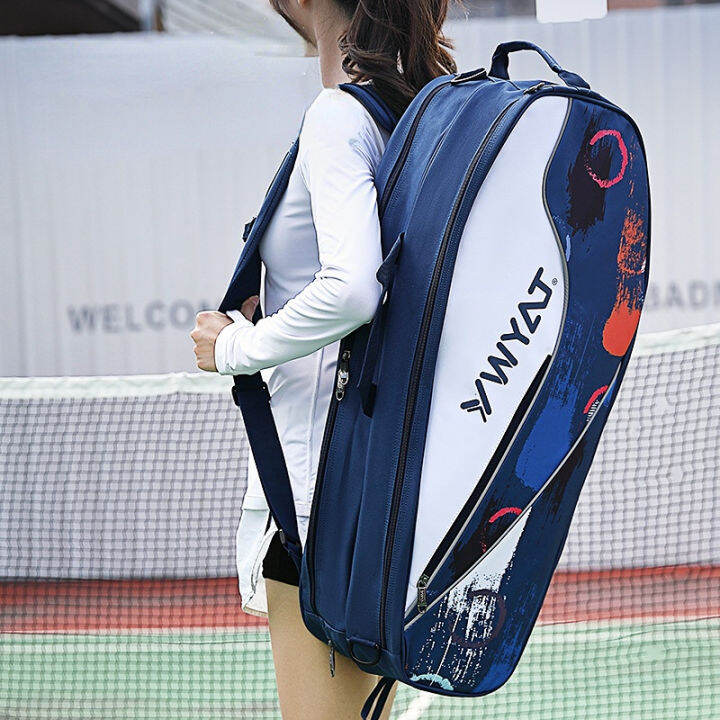 YWYAT New Badminton Tennis Rackets backpack Waterproof Big Space 36Pcs Badminton Rackets Bags