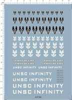 110000 UNSC INFINITY Model Kit รูปลอกน้ำ10*14ซม. 63739