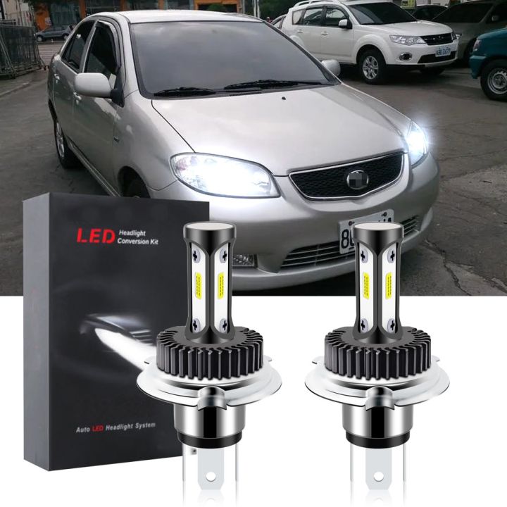 หลอดไฟหน้ารถยนต์-led-t12-6000k-สีขาว-แบบเปลี่ยน-สําหรับ-toyota-vios-soluna-vios-axp4-2002-2003-2004-2005-1-คู่-เสียบและเล่น