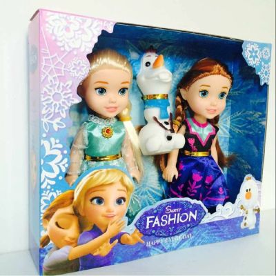 Elsa+Anna Princess 7  Doll Birthday Gift Playset Figures Toy