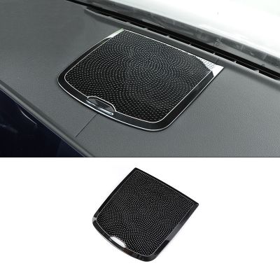For BMW X3 X4 G01 G02 18-21 Black Stainless Car Center Dashboard Speaker Cover Trim Speakers Stereo Decorate Covers