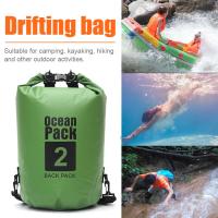 2L Waterproof Swimming Bag Dry Bag Outdoor Lightweight Phone Pouch Floating Dry Gear Bag for Boating Fishing Rafting Swimming