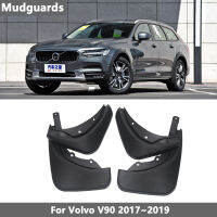 4ชิ้นเซ็ต Mudguards Fender สำหรับ Volvo V90 2017-2019รถ Mudflaps Splash Guards Mud Flap V 90 2017 2018 2019รถอุปกรณ์เสริม Gadget