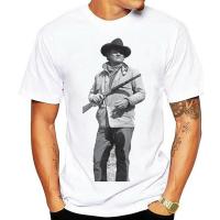 John Wayne True Grit Life Size Cardboard Cutout Standup Standee Cool Pride T Shirt Men Tshirt Gildan