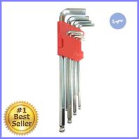 ประแจหกเหลี่ยมหัวบอล (รุ่นยาวพิเศษ) HACHI 9 ชิ้น/ชุดBALL HEX KEY SET (EXTRA LONG) HACHI 9EA/SET **ด่วน สินค้าเหลือไม่เยอะ**