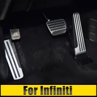 (Premium car)สำหรับ Infiniti G25 G35 G37 Q50 Q60 EX25 QX50 QX70 EX FX M25 Q60S Accelerator เบรกแก๊สเหยียบเท้า Case แผ่น Trim อุปกรณ์เสริม