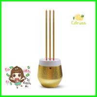 ธูปไฟฟ้า LED 3 ดอก CLAIRE 30 ซม. สีขาว/ทองELECTRIC LED INCENSE 3-STICK CLAIRE 30CM WHITE/GOLD **พลาดไม่ได้แล้วจ้ะแม่**