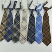 Women Plaid JK Neck Tie Girls Lazy Skinny Slim Cute Necktie Plaid Uniform School Student Neckties Gravatas Cravat Boys Neckwear Ties