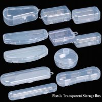 ❁ Transparent Plastic Storage Box Jewelry Beads Container Storage Boxes Square With Cover Hardware Parts Multipurpose Storage Box